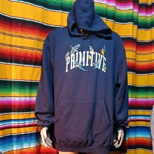Primitive Dark Blue Graphic Hoodie